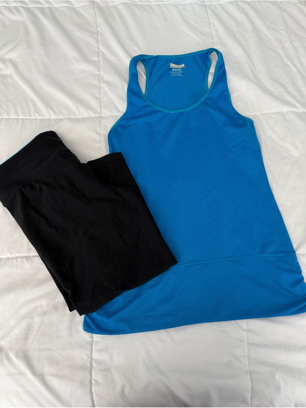 Kirkland Racerback Active Tank - Bright Blue